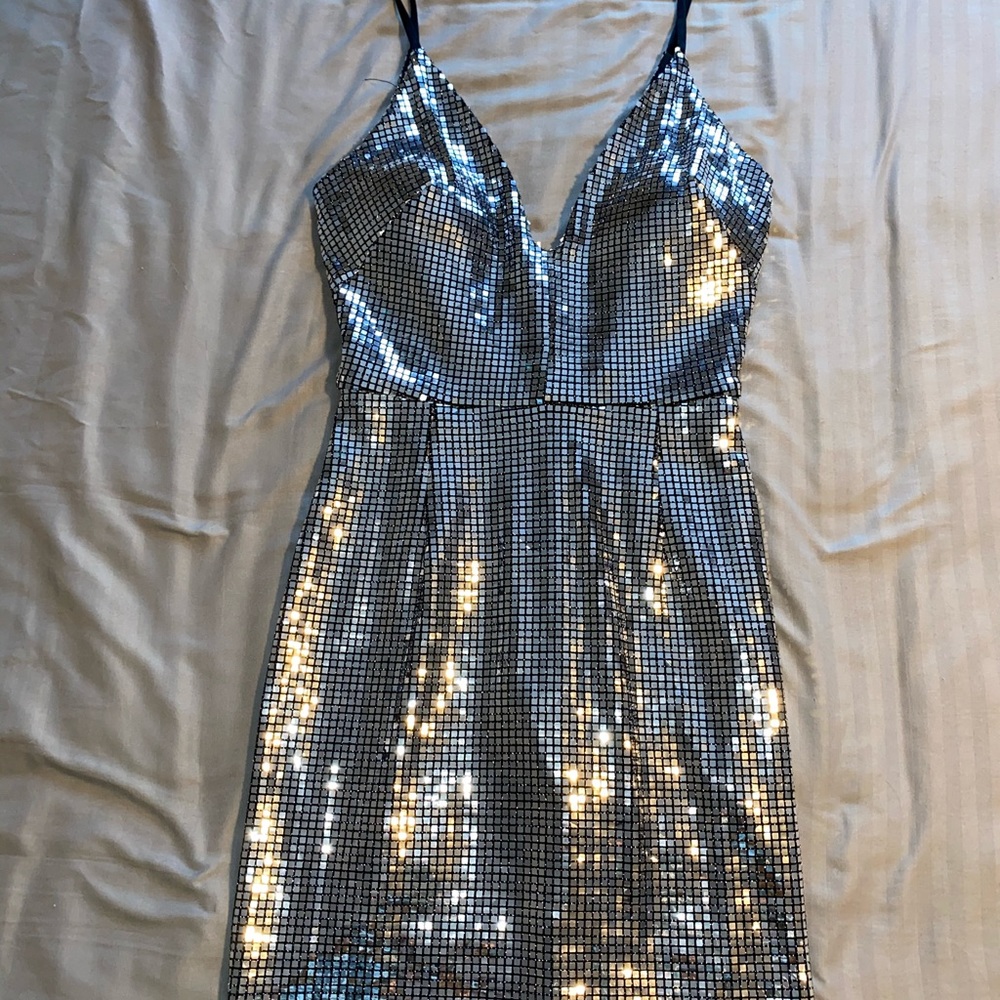 Size 1 Fitted Mini Dress